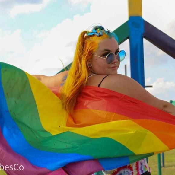 LGBTQ Rainbow Stripe 6-Color Pride Flag - Picture 3 of 9